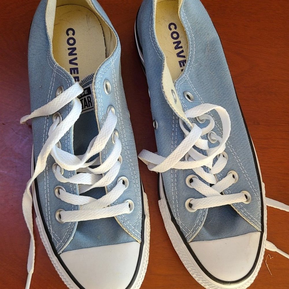 NEW Converse All Star Chuck Taylor Canvas Shoes Sea Blue size Men 5.5 Women 7.5